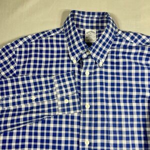 Brooks Brother 346 Slim Fit Men Shirt Size M Non Iron